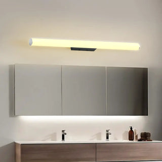 ZOWALA - Modern White Cylinder LED Vanity Light Fixture Image - 5