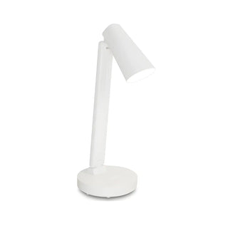 Minimalist White Adjustable Cone LED Study Table Lamp Zawala Image - 9
