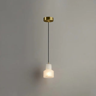Minimalistic Alabaster White Mini Bell Globe Pendant Light Zawala Image - 8