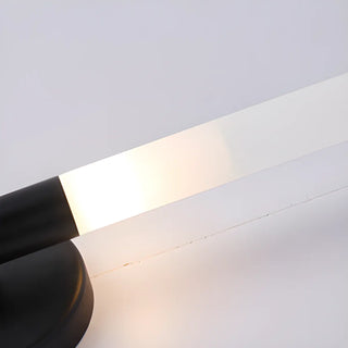 ZOWALA - Minimalist White Glass Column Bathroom Vanity Light Image - 11