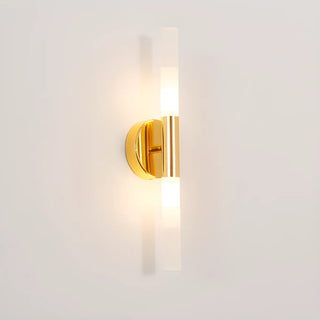 ZOWALA - Minimalist White Glass Column Bathroom Vanity Light Image - 12