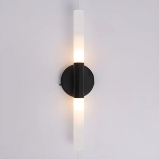 ZOWALA - Minimalist White Glass Column Bathroom Vanity Light Image - 6