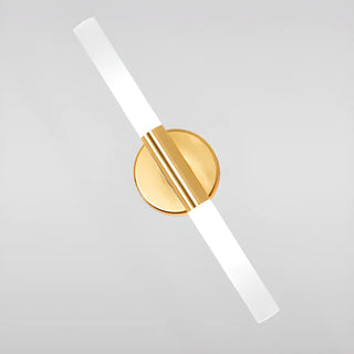 ZOWALA - Minimalist White Glass Column Bathroom Vanity Light Image - 9
