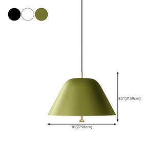 ZOWALA - Modern Minimalist Cone Mixed Colors Glass Pendant Light #size