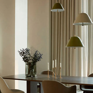 ZOWALA - Modern Minimalist Cone Mixed Colors Glass Pendant Light Image - 3