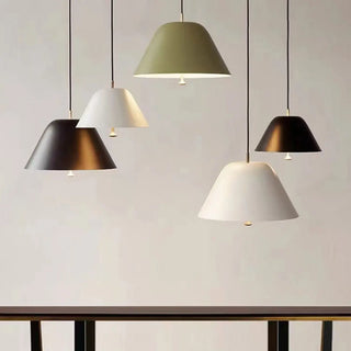 ZOWALA - Modern Minimalist Cone Mixed Colors Glass Pendant Light Image - 4