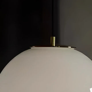 ZOWALA - Minimalist Globe Glass Living Room White Pendant Light Image - 9