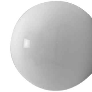 ZOWALA - Minimalist White Globe LED Wall Sconce Light Image - 11