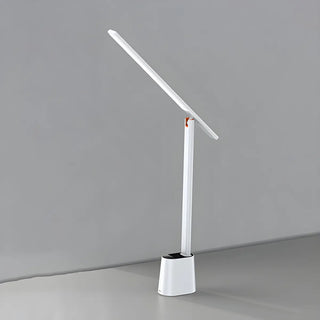 Minimalist White LED Linear Metal Bedroom Table Lamp Zawala Image - 6