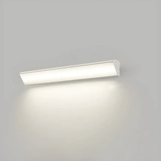 Minimalist Rectangle Metal LED Outdoor Wall Light White Image - 12