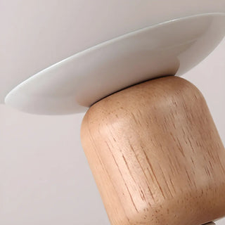 Modern Minimalist White Glass Globe Bedside Table Lamp Zawala Image - 7