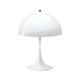 Minimalist White Dome Shade Glass Decorative Table Lamp Zawala Image - 10