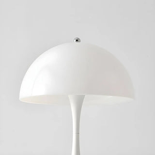 Minimalist White Dome Shade Glass Decorative Table Lamp Zawala Image - 8