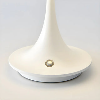 Minimalist White Dome Shade Glass Decorative Table Lamp Zawala Image - 9