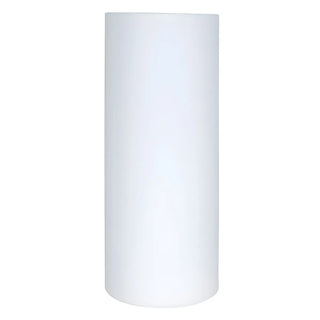 Simple White Cylindrical Floor Lamp Landscape Lighting Zawala Image - 10