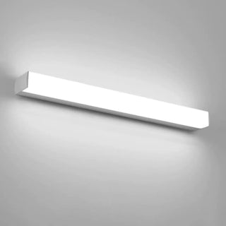 ZOWALA - Modern Black Rectangluar LED Bathroom Vanity Light Image - 7
