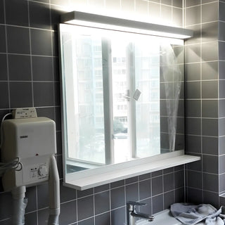 Modern Rectangular LED Bathroom Mirror Vanity Light Zawala Image - 15