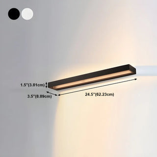 Modern Rectangular LED Bathroom Mirror Vanity Light Zawala Image - 17