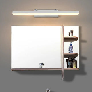 Modern Minimalist White Bathrooms LED Vanity Light Zawala Image - 1