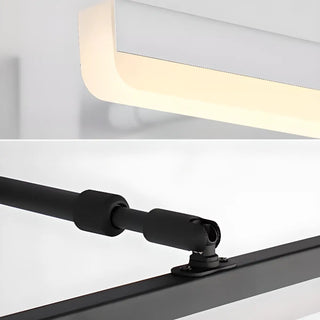 Modern Minimalist White Bathrooms LED Vanity Light Zawala Image - 14