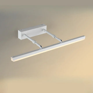 Modern Minimalist White Bathrooms LED Vanity Light Zawala Image - 28