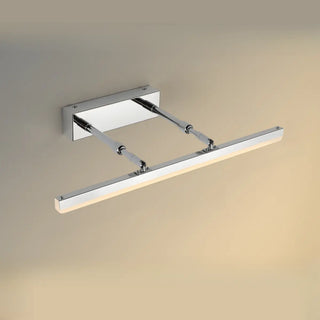 Modern Minimalist White Bathrooms LED Vanity Light Zawala Image - 34