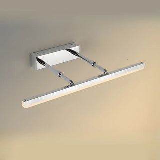 Modern Minimalist White Bathrooms LED Vanity Light Zawala Image - 38