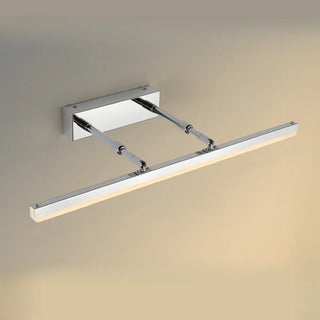 Modern Minimalist White Bathrooms LED Vanity Light Zawala Image - 42