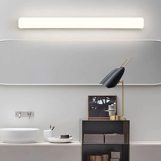 Minimalist White LED Bathroom Vanity Mirror Light Zawala Image - 1
