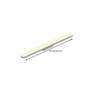 Minimalist White LED Bathroom Vanity Mirror Light Zawala Image - 11