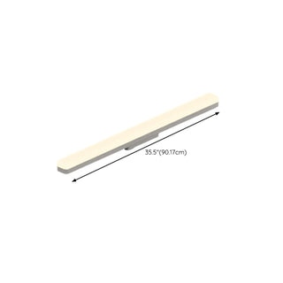 Minimalist White LED Bathroom Vanity Mirror Light Zawala Image - 12