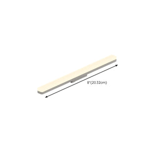 Minimalist White LED Bathroom Vanity Mirror Light Zawala #size