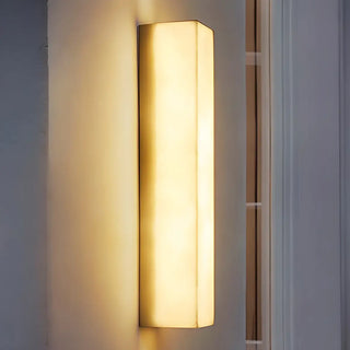 Minimalist Geometric Resin Outdoor Wall Light Fixture Zawala Image - 5