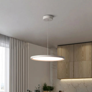 ZOWALA - Modern Round Acrylic Pendant Light Dining Room LED Image - 1