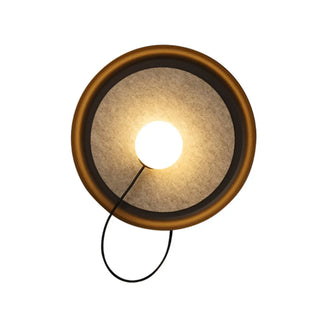 Minimalist White Shade Round Metal LED Wall Sconce Zawala Image - 10