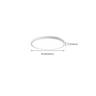 Minimalist White Rectangular LED Flush Mount Fixture Zawala Image - 21