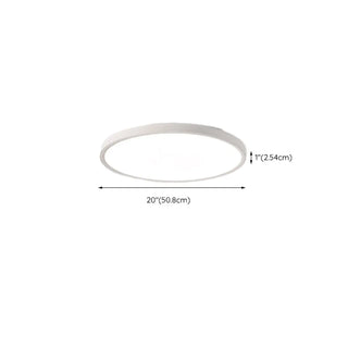 Minimalist White Rectangular LED Flush Mount Fixture Zawala Image - 22