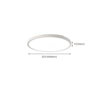 Minimalist White Rectangular LED Flush Mount Fixture Zawala Image - 23