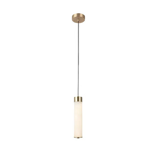 ZOWALA - Modern Minimalist Stone Cylinder Pendant Light Image - 15