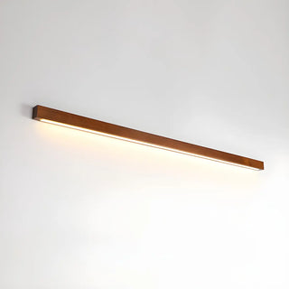 Simple Linear Wooden LED Wall Mount Light Fixture Zawala Image - 4