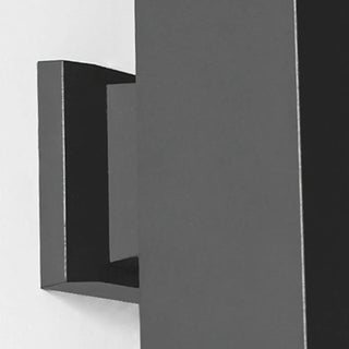 Outdoor Modern Black Square Up Down Wall Sconce Zawala Image - 14