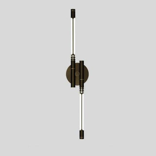 Modern Minimalist Gold Cylinder Metal Wall Sconce Zawala Image - 9