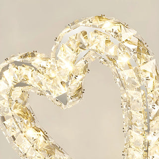 Stylish Crystal LED Geometric Oval Ring Table Lamp Zawala Image - 18