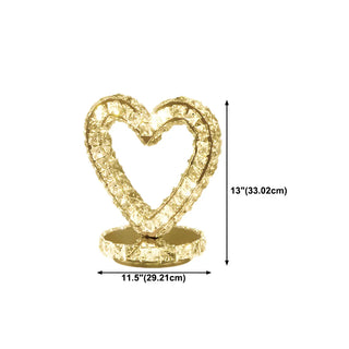 Stylish Crystal LED Geometric Oval Ring Table Lamp Zawala Image - 23