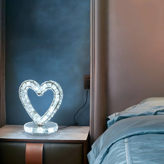 Stylish Crystal LED Geometric Oval Ring Table Lamp Zawala Image - 7