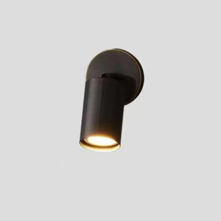 Modern Adjustable Gold Cylinder Vanity Wall Light Zawala Image - 10