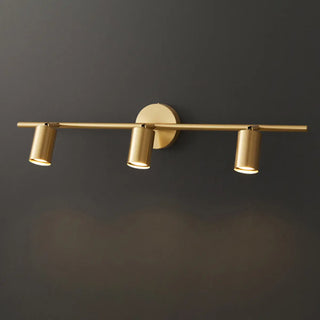 Modern Adjustable Gold Cylinder Vanity Wall Light Zawala Image - 17