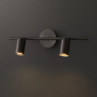 Modern Adjustable Gold Cylinder Vanity Wall Light Zawala Image - 19