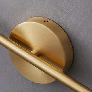Modern Adjustable Gold Cylinder Vanity Wall Light Zawala Image - 21