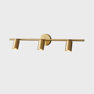 Modern Adjustable Gold Cylinder Vanity Wall Light Zawala Image - 8